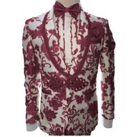 Veste à Revers Châle Simple Boutonnage Style# Adam d'AlbertoNardoniStore — Accessoires de mode