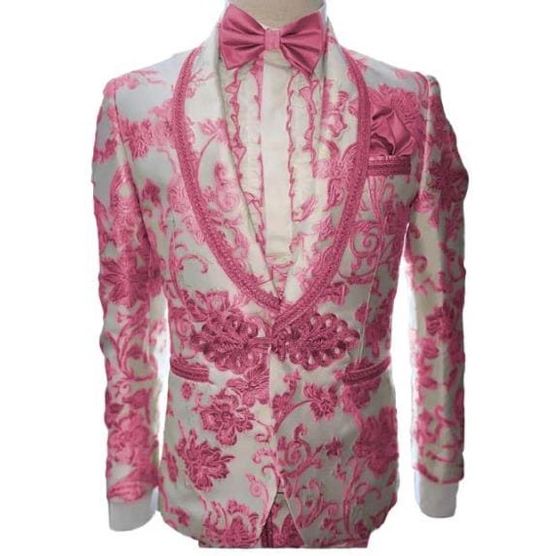 AlbertoNardoniStore Adam Style Floral Paisley Blazer — Fashion Accessories