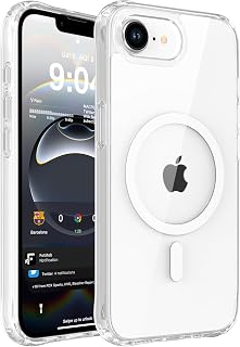 WRJ Magnetic Clear Case for iPhone 16E 6.1-Inch with MagSafe — Phone Case