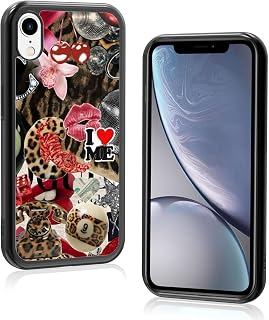 Coque de téléphone Collage Imprimé Léopard pour iPhone XR 6,1 pouces — Coque de téléphone