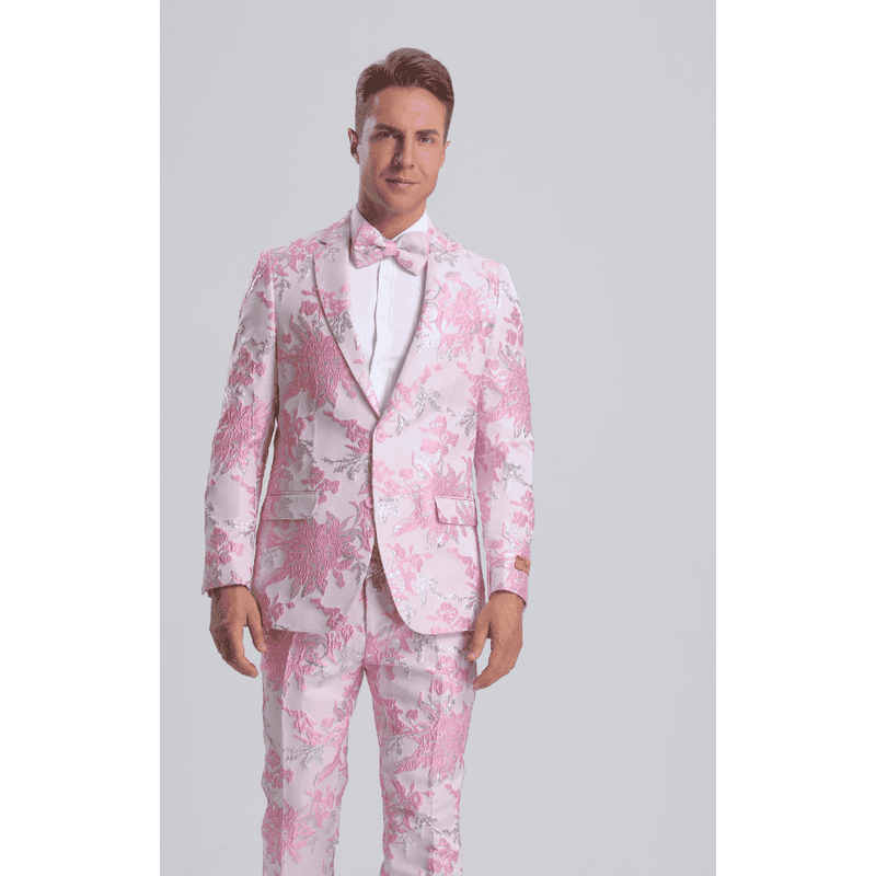 Tuxedo Rose et Gris par AlbertoNardoniStore — Costumes et vestons pour hommes