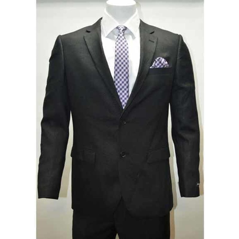 Blazer en lin pour homme Alberto Nardoni - Veste noire à 2 boutons — Costumes et vestons pour hommes