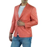 Blazer d'été pour hommes Alberto Nardoni 100 % lin corail — Costumes et vestons pour hommes
