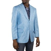 Mens Turquoise Single Breasted Summer Blazer