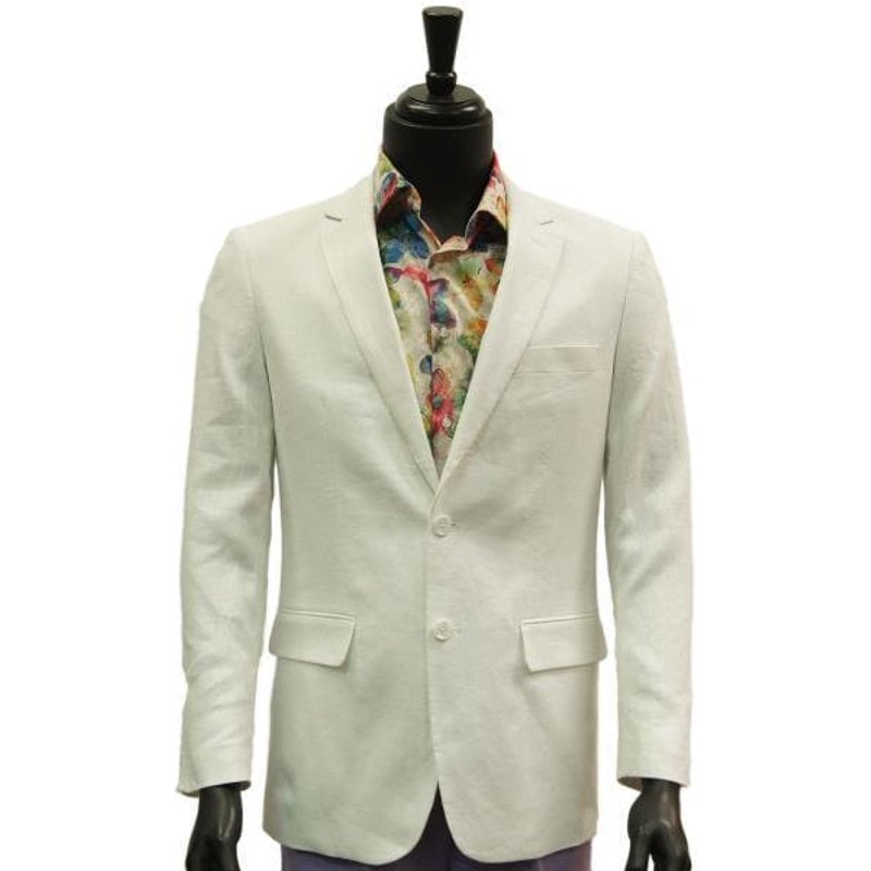 Blazer d'été pour hommes Alberto Nardoni - Blazer décontracté en lin crème — Costumes et vestons pour hommes