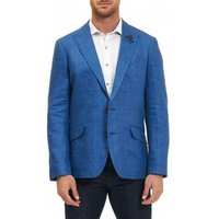 Blazer d'été pour hommes Alberto Nardoni en lin bleu 100% — Costumes et vestons pour hommes