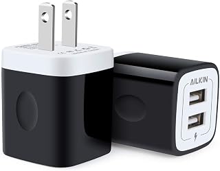 AILKIN 2.1A Multiport Fast Charger USB Wall Charger - 2 Pack — Fast Charger Usb C