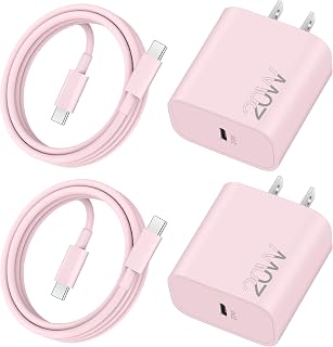 LUOSIKE 20W USB C Fast Charger with 3FT Cables for iPhone 17/16/15 — Fast Charger Usb C