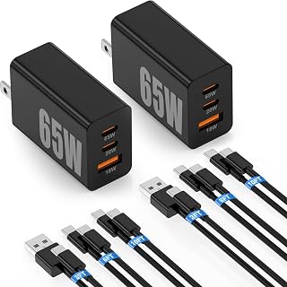 65W Fast Charger USB-C with 3 Ports and 100W Total Output — Fast Charger Usb C