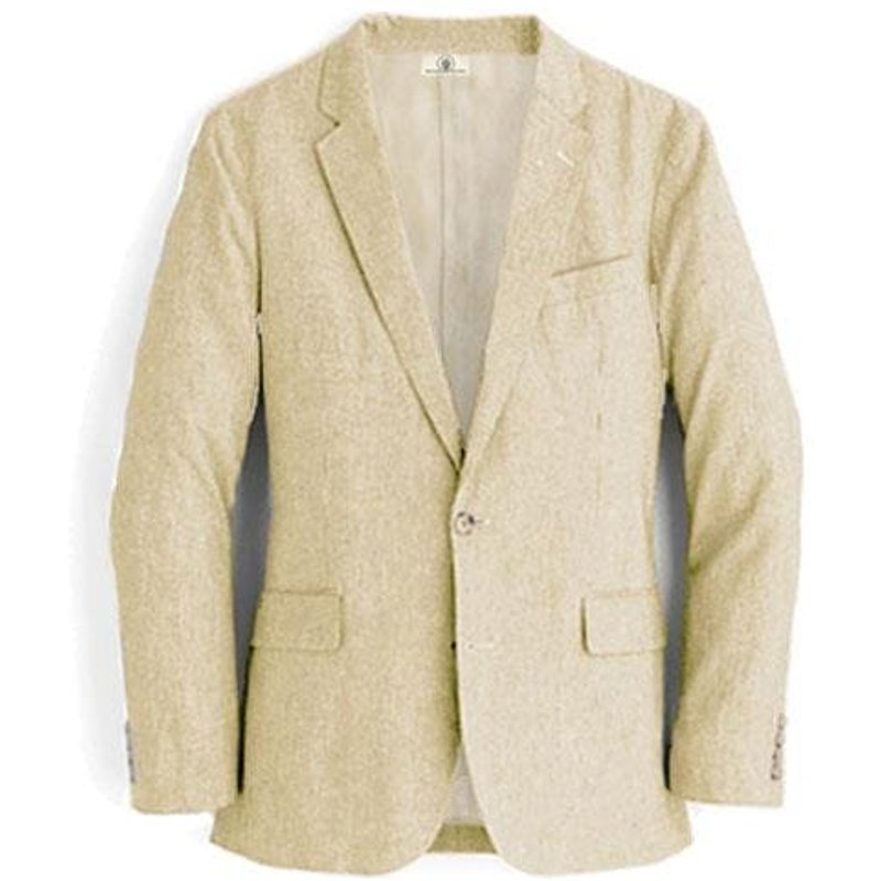 Alberto Nardoni Men's Summer Sand Linen Blazer — Mens Suits & Blazers