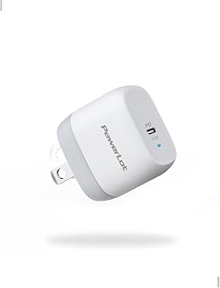 Chargeur rapide USB-C PowerLot GaN 20W pour iPhone et iPad