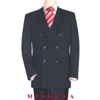 Mens Charcoal Gray Double Breasted Blazer with Peak Lapels