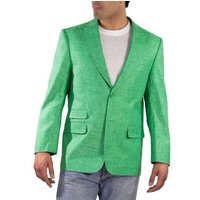 Alberto Nardoni Men's Green Linen Blazer with Ticket Pocket