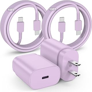 Samsung Galaxy Super Fast Charging Cord Type C Charger 25W 10ft