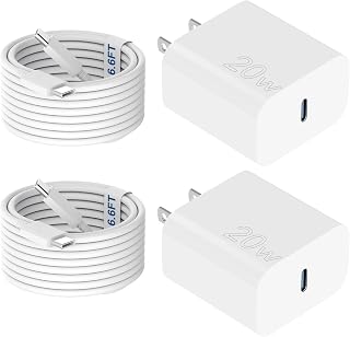 iPhone 17 Fast Charger 20W USB C Charging Block with 6ft Cable