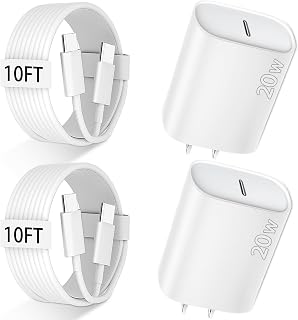 Chargeur iPhone 17 Pro Max avec câble de chargement rapide USB C de 10 pi — Chargeur Rapide Usb C