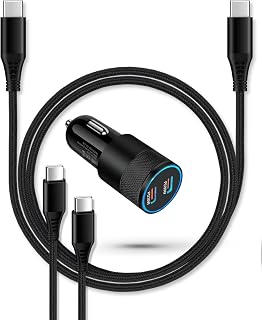 Chargeur de voiture rapide pour Samsung Galaxy avec USB-C à double port — Chargeur Rapide Usb C