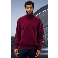 Chandail pour hommes bourgogne - Tissu en laine et cachemire