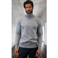 Pull pour hommes gris en laine et cachemire