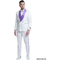 White Prom Suit and Tuxedo - Formal Suit for Weddings and Events