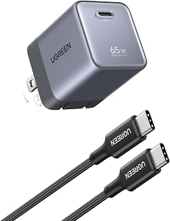 Chargeur UGREEN Nexode Air 65W USB C avec câble USB C, design compact — Chargeur Rapide Usb C