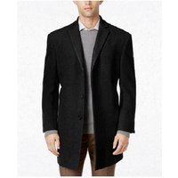 Manteau en Laine pour Hommes Noir — Veste d'hiver Hommes