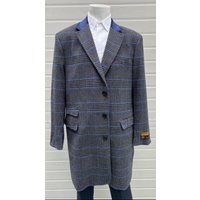 Men's Gray Wool Car Coat by Alberto Nardoni — Winter Jacket Men