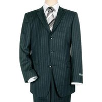 Hommes Marine double manteau seins — Veste d'hiver Hommes