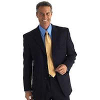 Men's Navy Double Breasted Overcoat — Winter Jacket Men