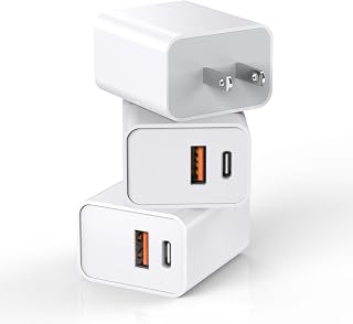 iPhone 16 15 Fast Charging USB C Wall Charger 2-Pack 20W — Fast Charger Usb C