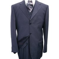 Hommes Marine double manteau seins — Veste d'hiver Hommes