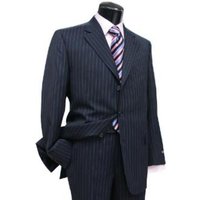 Hommes Marine double manteau seins — Veste d'hiver Hommes