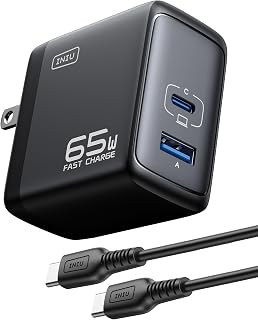 INIU 65W USB C Fast Charger, 2-Port Compact GaN Charger — Fast Charger Usb C