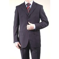Hommes Marine double manteau seins