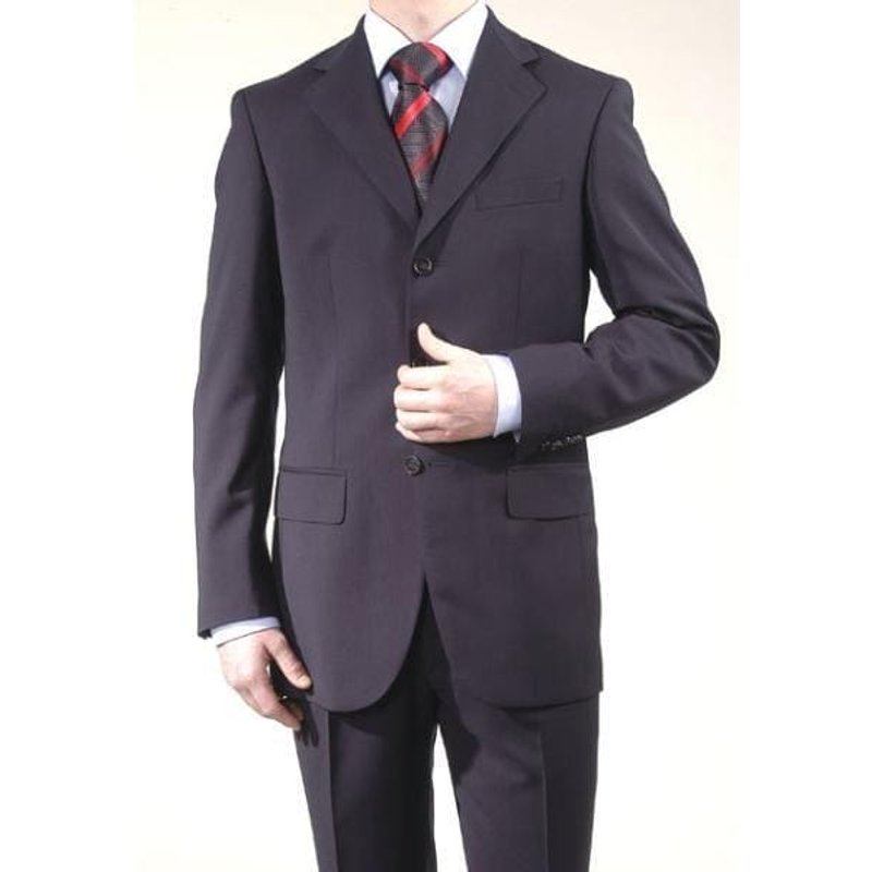 Hommes Marine double manteau seins — Veste d'hiver Hommes