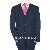 Hommes Marine double manteau seins