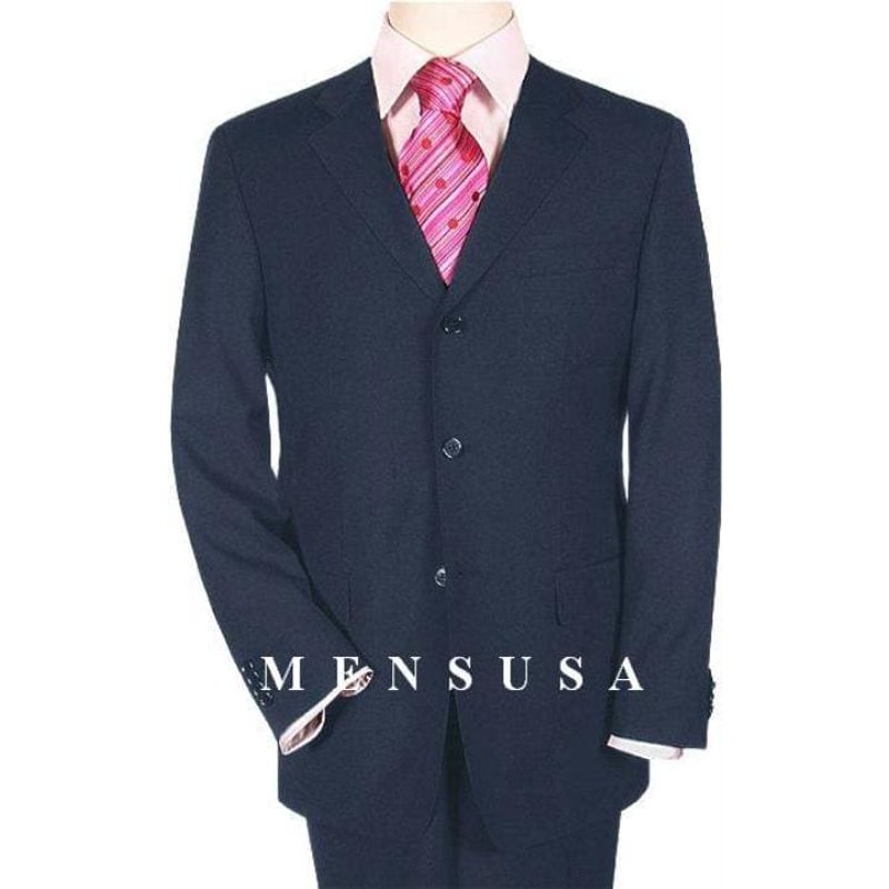 Hommes Marine double manteau seins — Veste d'hiver Hommes