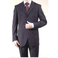Hommes Marine double manteau seins — Veste d'hiver Hommes