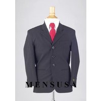 Hommes Marine double manteau seins