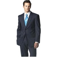 Hommes Marine double manteau seins — Veste d'hiver Hommes