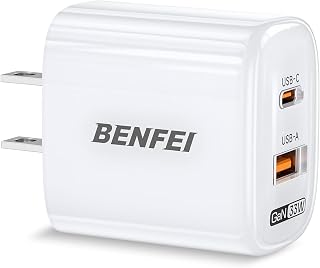 Chargeur rapide USB C BENFEI 33W avec 2 ports pour voyage — Chargeur Rapide Usb C