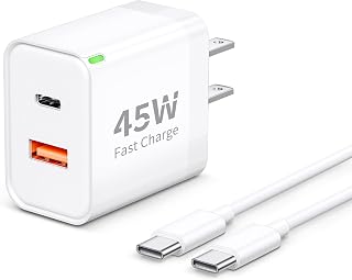 45W USB C Fast Charger for iPhone 17/16 Pro Max with Dual Port — Fast Charger Usb C