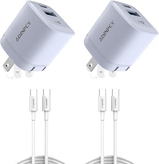 GT II 45W USB-C USB-A Charger Compact and Foldable with USB-C Cable — Fast Charger Usb C