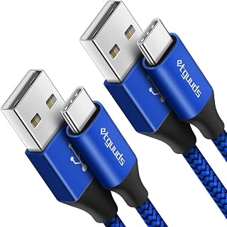 etguuds Fast Charging USB A to Type C Cable 12ft 2-Pack — Fast Charger Usb C