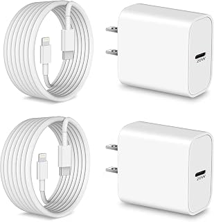 Fast Charger 20W USB-C for Apple iPhone and iPads with 10FT Cables — Fast Charger Usb C