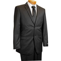 38 Long Slim Fit Men's Suit - Black — Mens Suits & Blazers