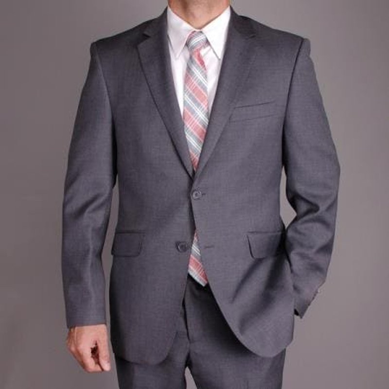 Costume Charcoal Gray Slim Fit 38 Long pour Homme — Costumes et vestons pour hommes