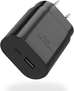 25W Dual Port USB C Fast Charger for Samsung Galaxy and Pixel — Fast Charger Usb C