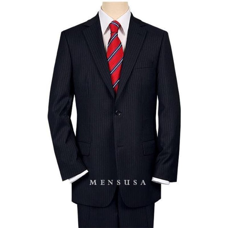 38 Long Navy Blue Slim Fit Men's Suit