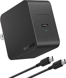Chargeur USB C Nekteck 60W avec prise pliable, PD 3.0